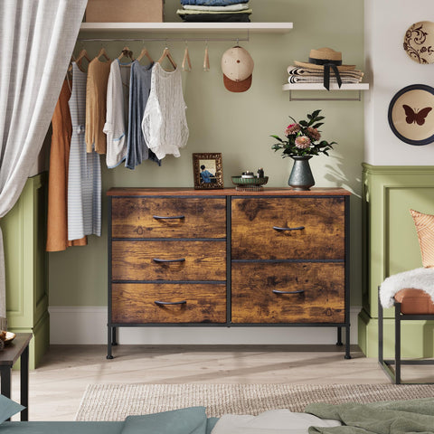 WLIVE dresser drawers-open reveal organized space for daily essentials.