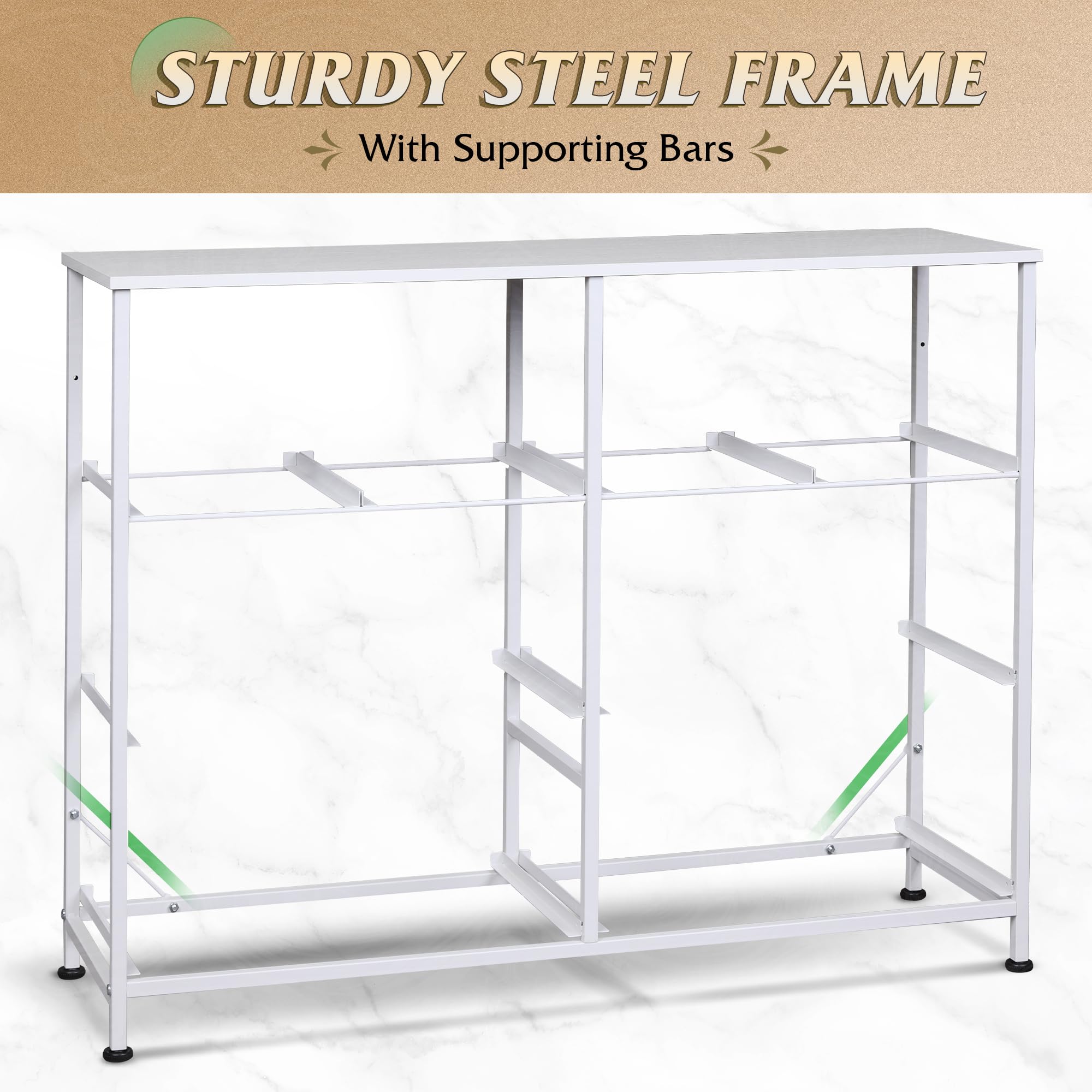 WLIVE easy-pull handles allow smooth, quiet drawer access.