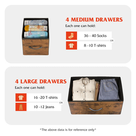 Easy pull handles ensure smooth drawer operation during daily use.