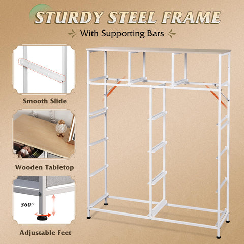 WLIVE entryway storage dresser for daily essentials