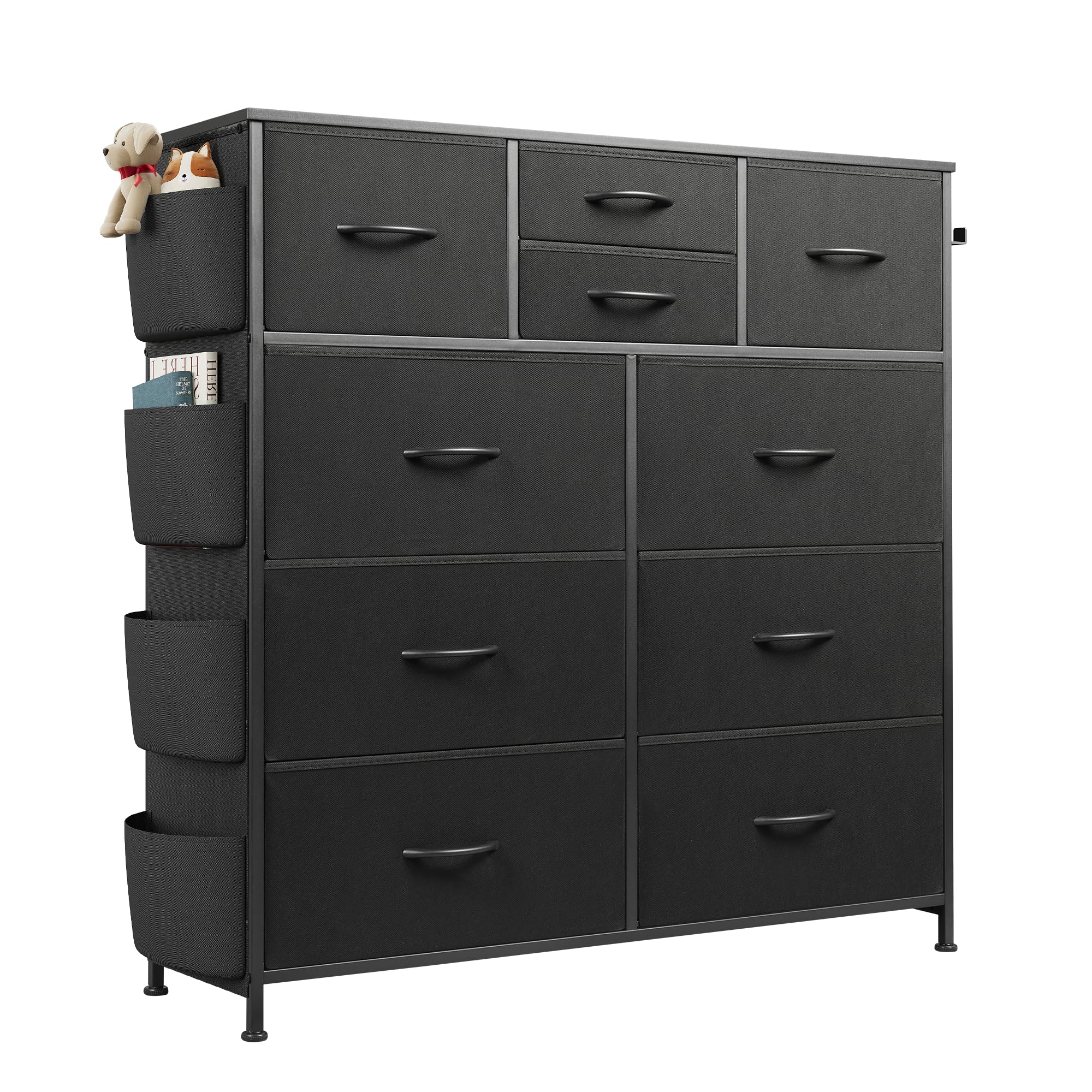 WLIVE dresser in hallway keeps mail and accessories organized.
