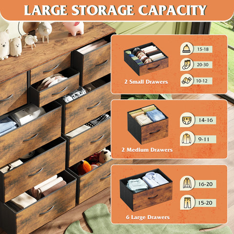 WLIVE Wooden MDF top can hold decor or electronics up to 70 pounds