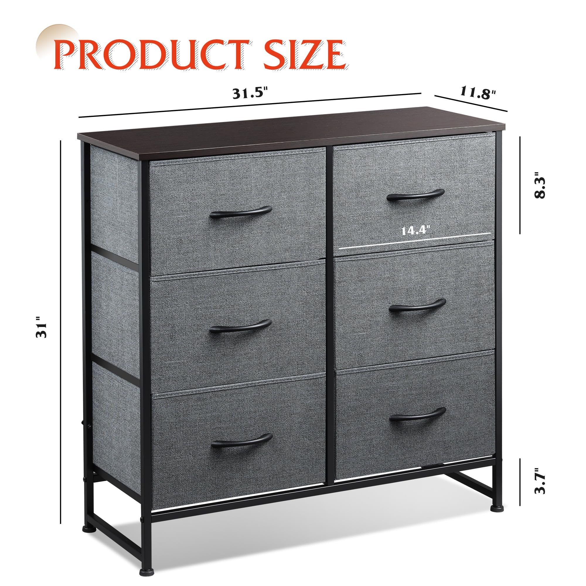 WLIVE dresser organizes clothes, toys, and blankets efficiently