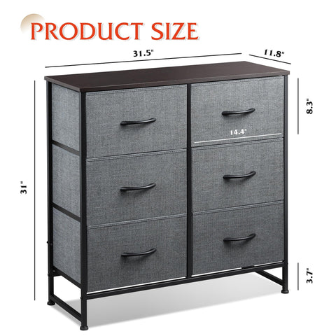 WLIVE dresser organizes clothes, toys, and blankets efficiently