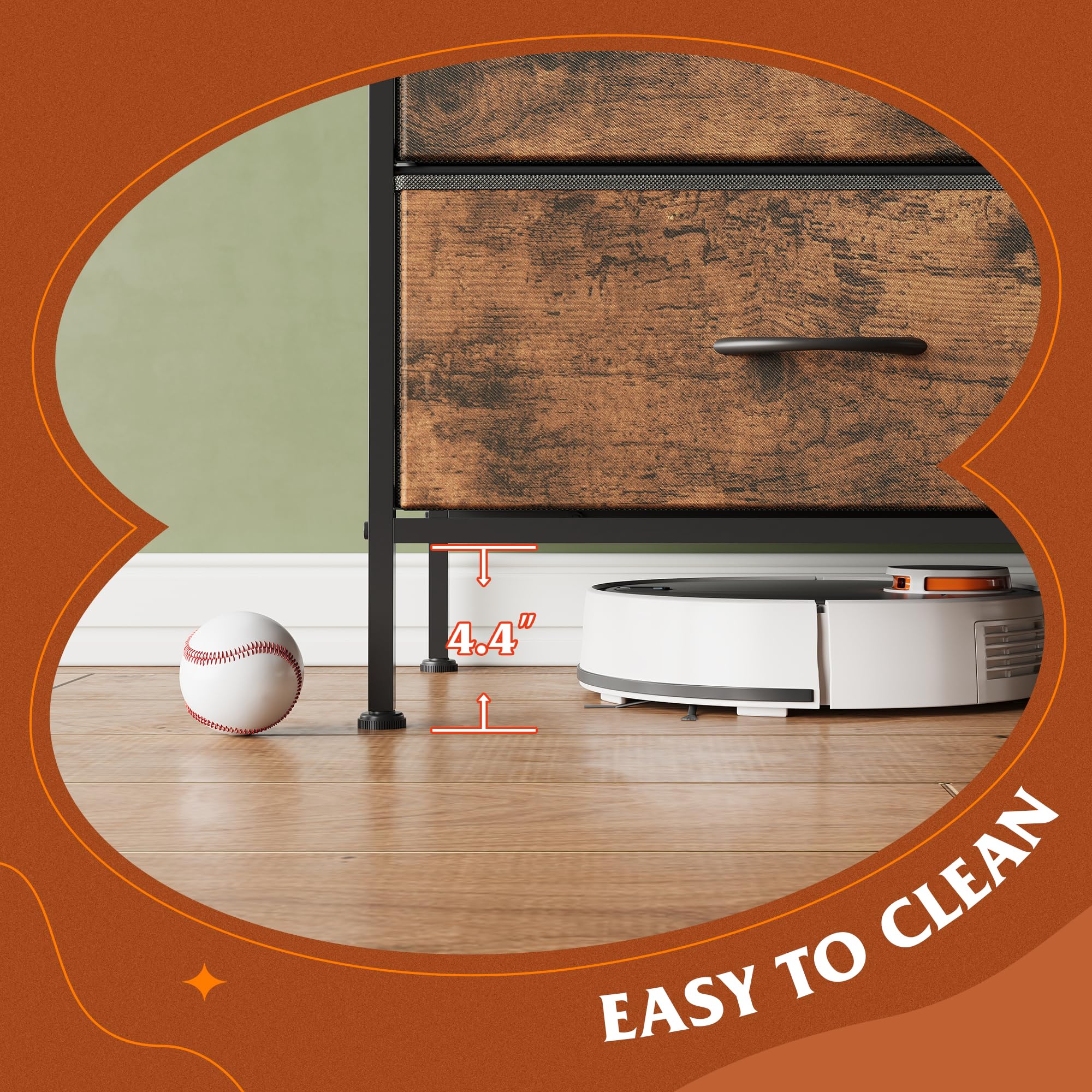 WLIVE packaging with foam protects dresser during transit