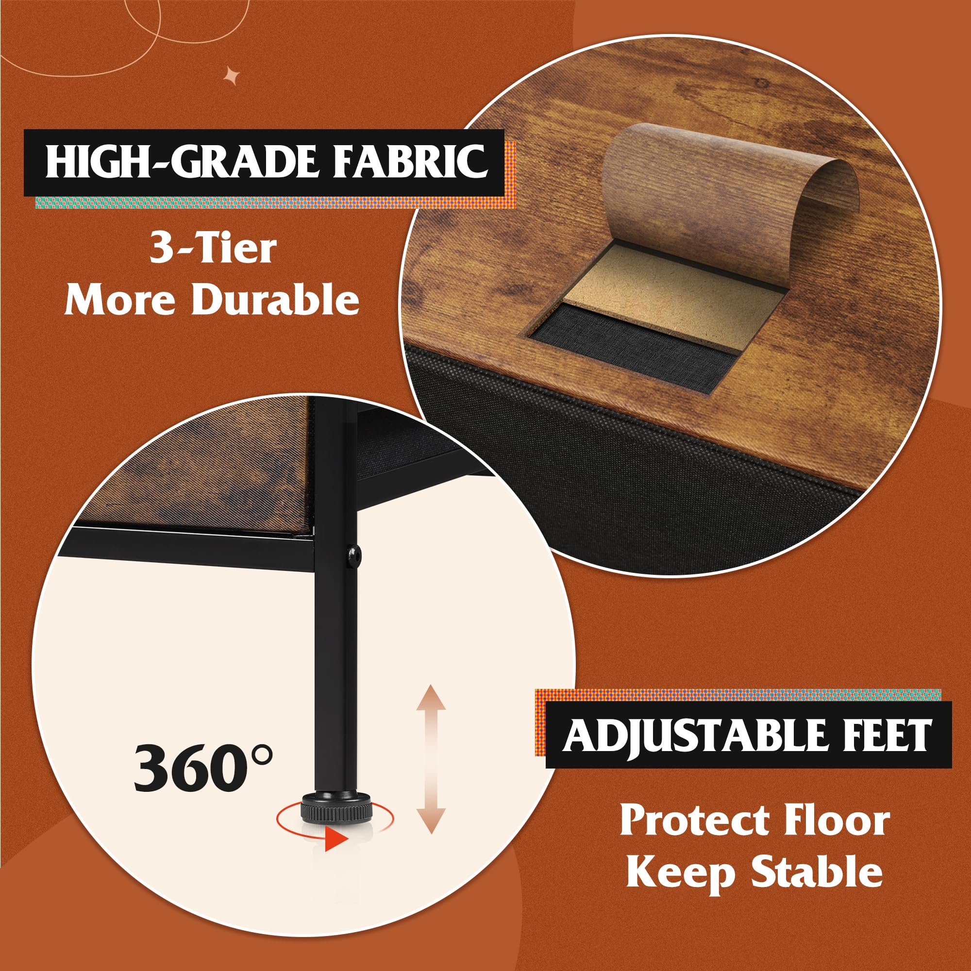 WLIVE smooth-slide drawer track for effortless use