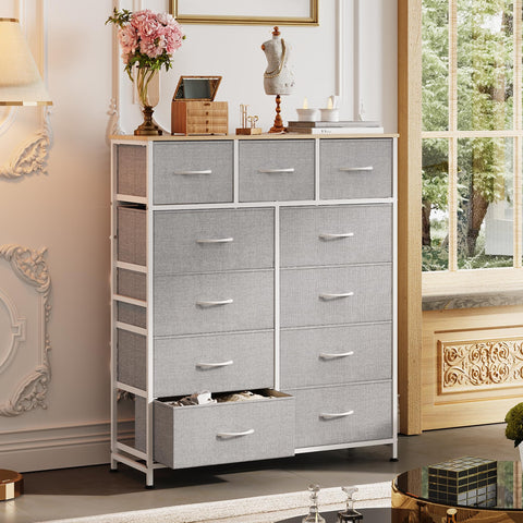 WLIVE dresser with smooth slide tracks for easy access