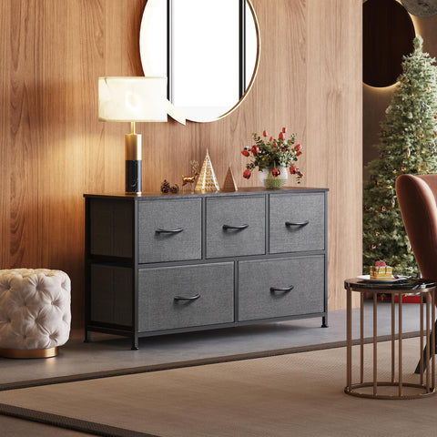 WLIVE dresser steel frame emphasizes sturdy support for daily use