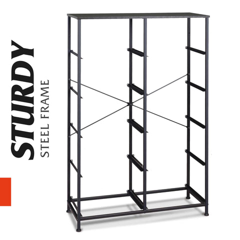 WLIVE steel frame delivers sturdy support and long-lasting durability
