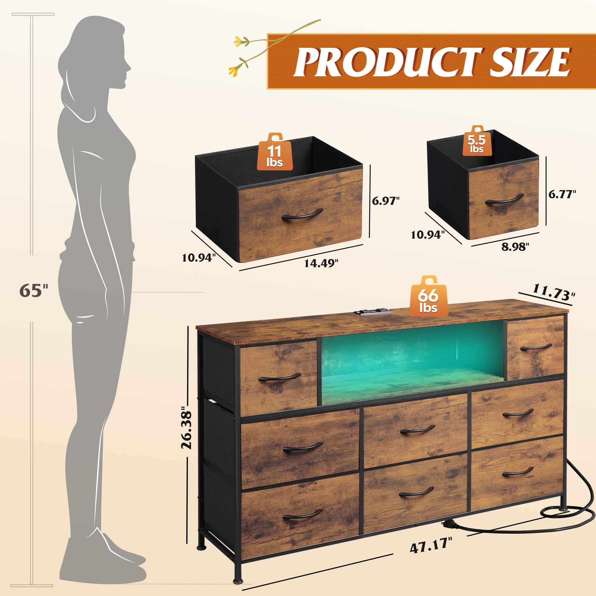 WLIVE dresser arrives with clear assembly guides for quick setup