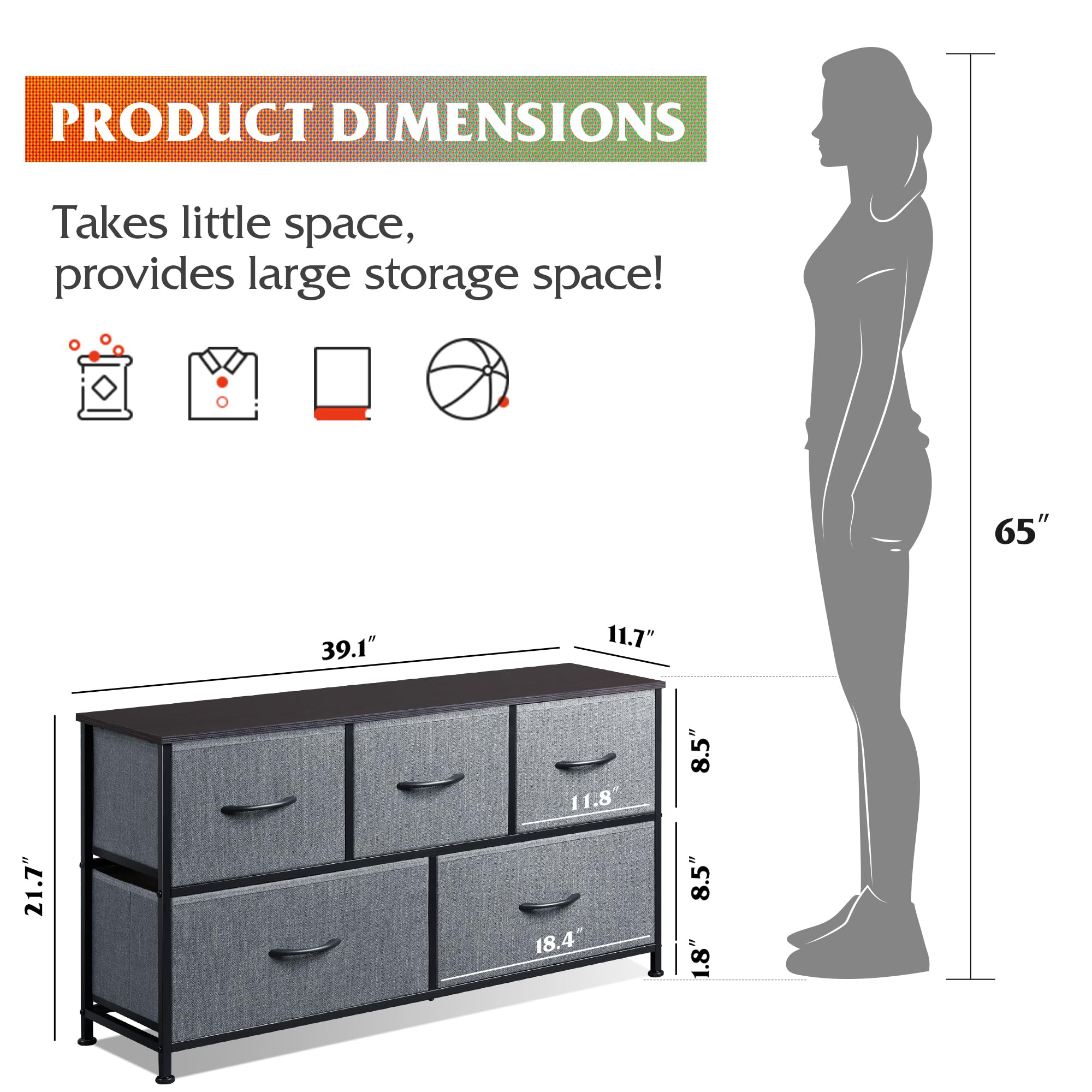 WLIVE dresser used as a small-TV stand in a living room