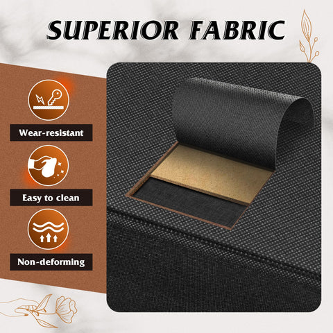 WLIVE dresser wood top resists spills and daily wear