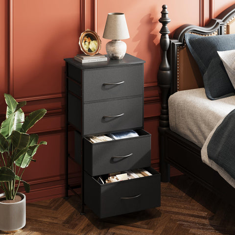 WLIVE Dresser wood-top display area provides durable surface for lamps or decor