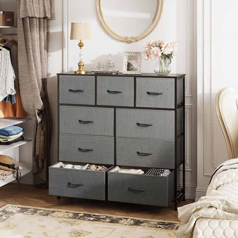 WLIVE fabric bins provide breathable storage and easy access to essentials.