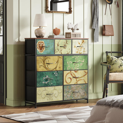 WLIVE fabric drawer tower assembly enables fast setup for organized entryways.