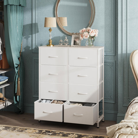 Smooth drawer slides on the WLIVE dresser for easy access