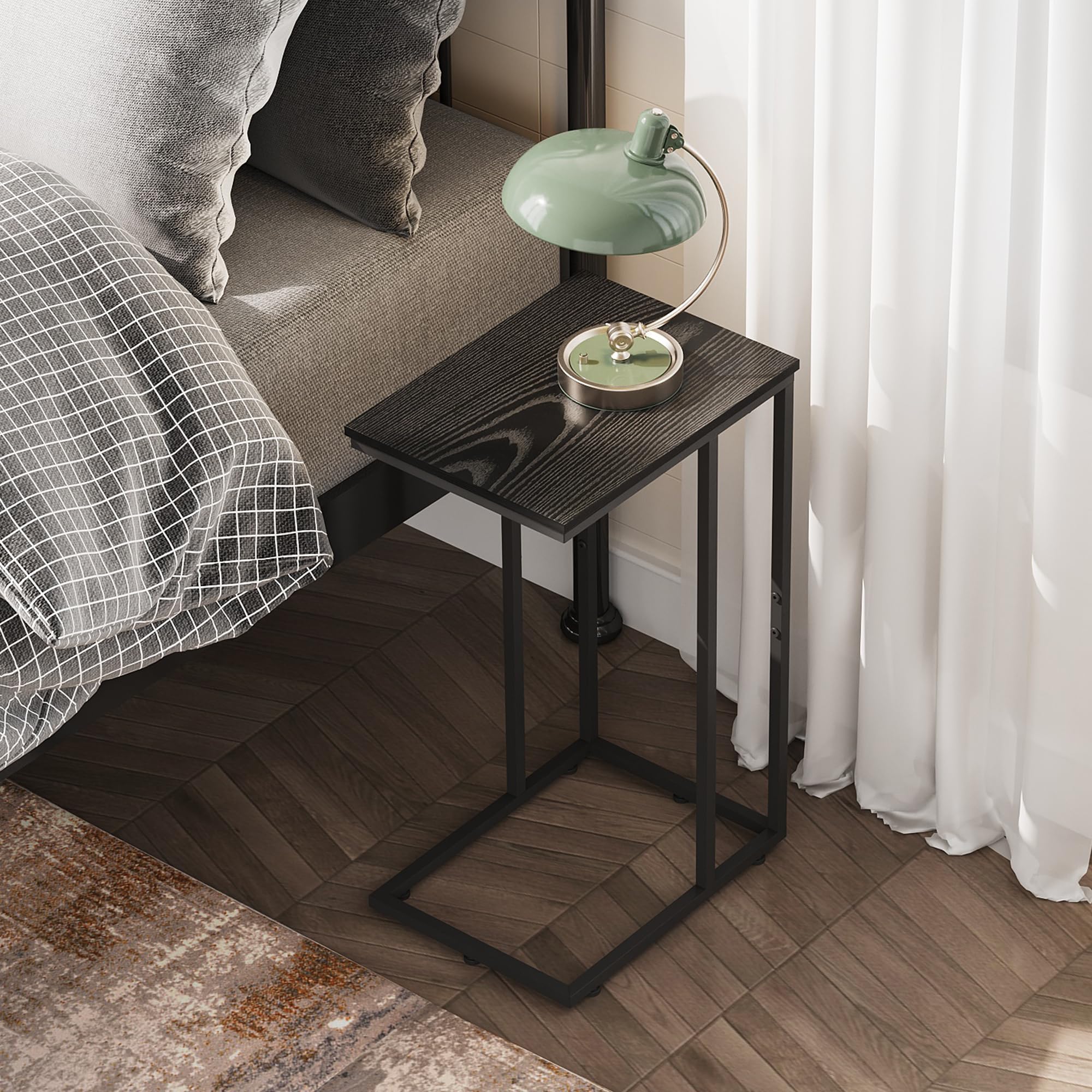 WLIVE lightweight end table weighing 9 pounds for easy repositioning