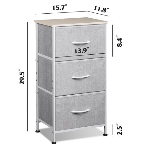 WLIVE living-space organization with compact size fits tight corners.