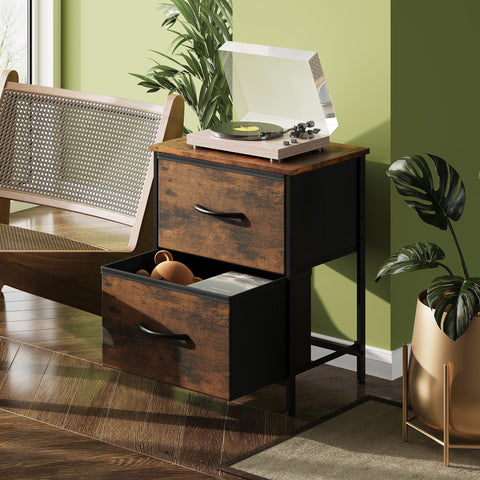 WLIVE night stand includes quick-assembly guidance and a helpful video