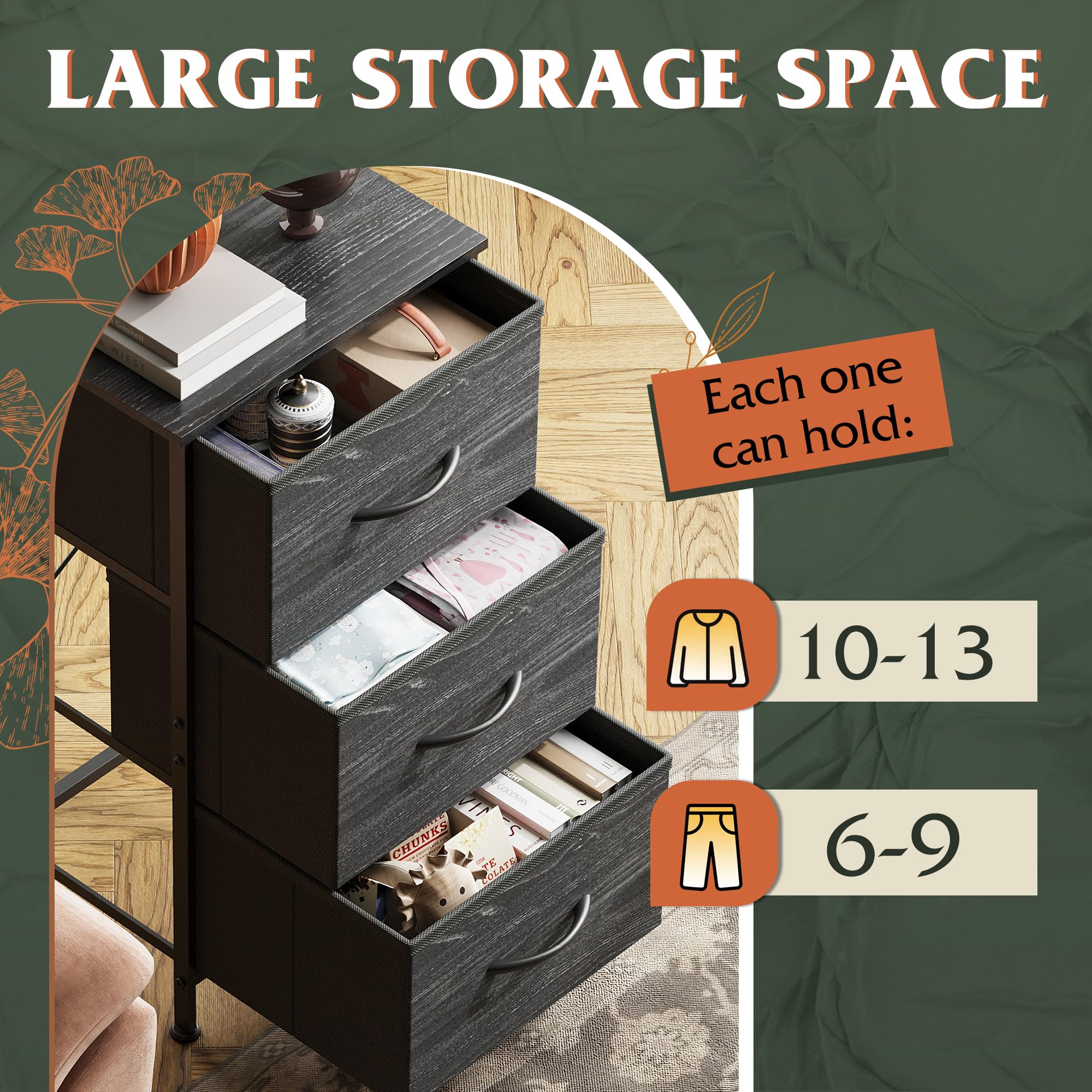 WLIVE adjustable feet protect floors and stabilize the unit