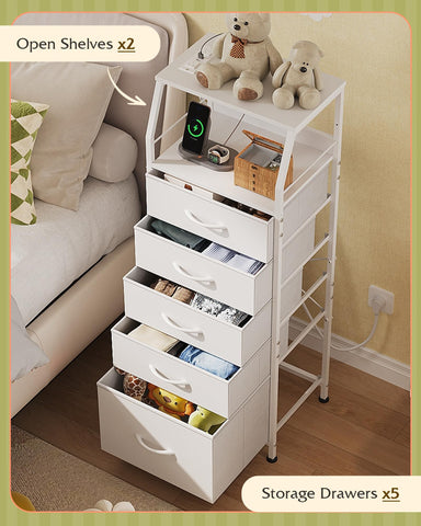 WLIVE anti-tip steel frame ensures sturdy, safe furniture.