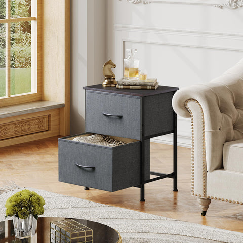 WLIVE nightstand fits dorms and small spaces as a bedside or entryway table