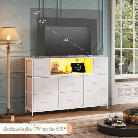 WLIVE built-in outlets and USB ports reduce clutter and wire chaos