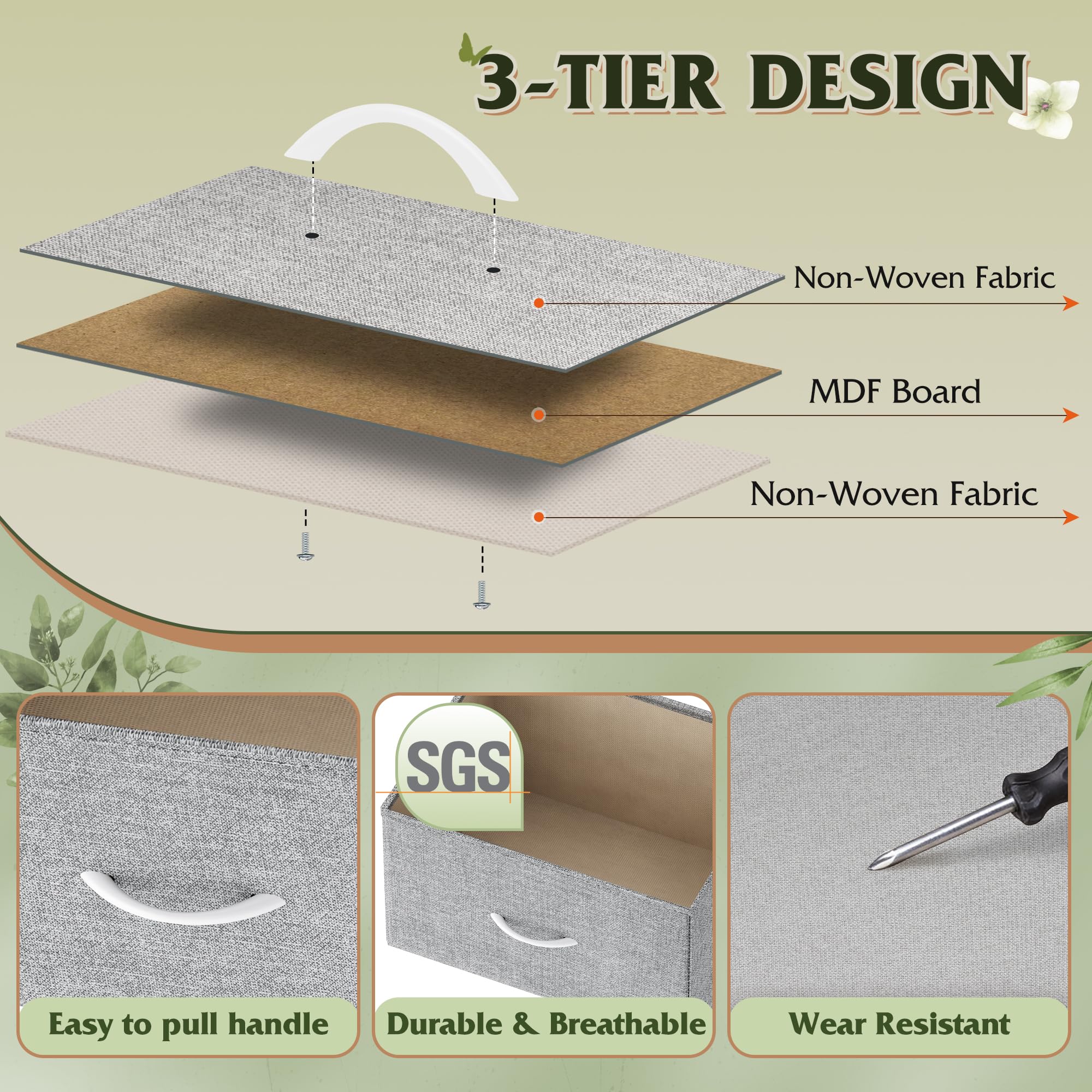WLIVE steel frame and wood top close-up emphasize sturdy support