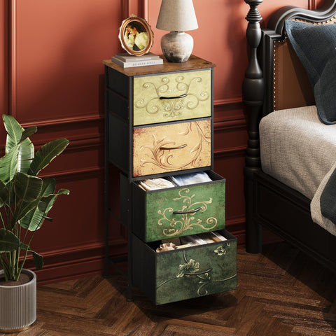 WLIVE storage tower with removable drawers and easy-pull handles for quick organization.