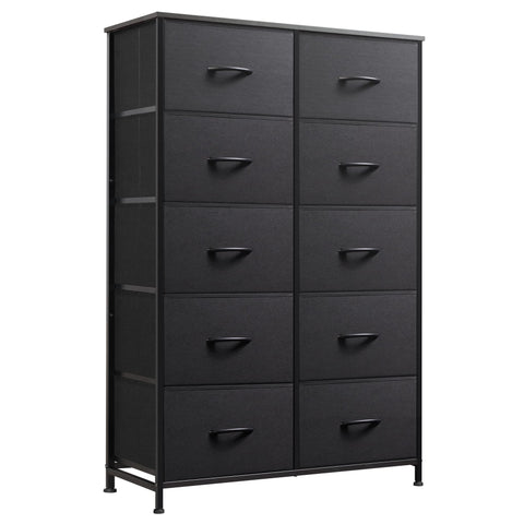 WLIVE tall dresser with 10 drawers for organized storage in any bedroom