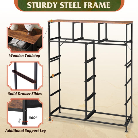 Easy assembly with a clear guide, quick setup in under an hour.