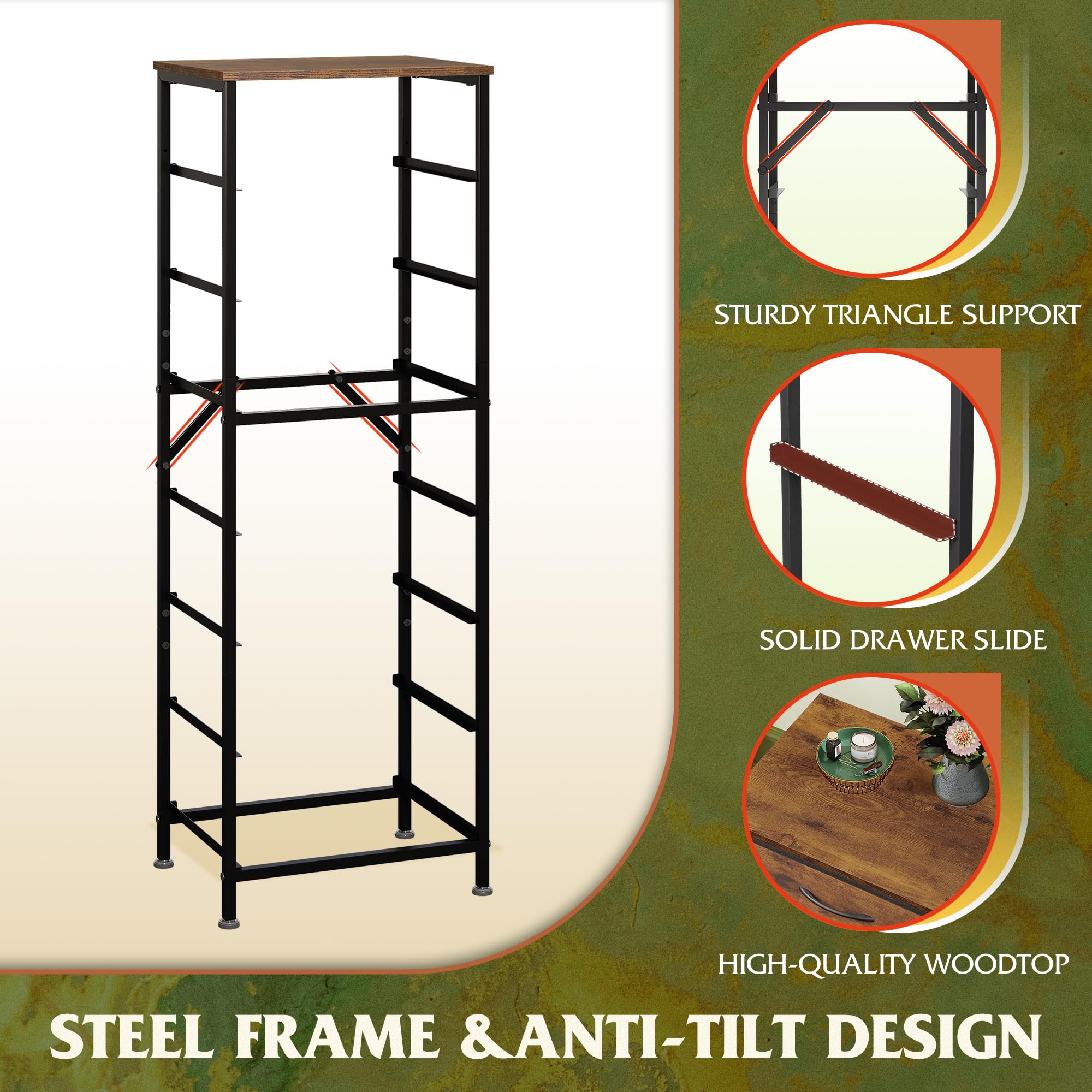 WLIVE assembly guide helps build dresser in under an hour