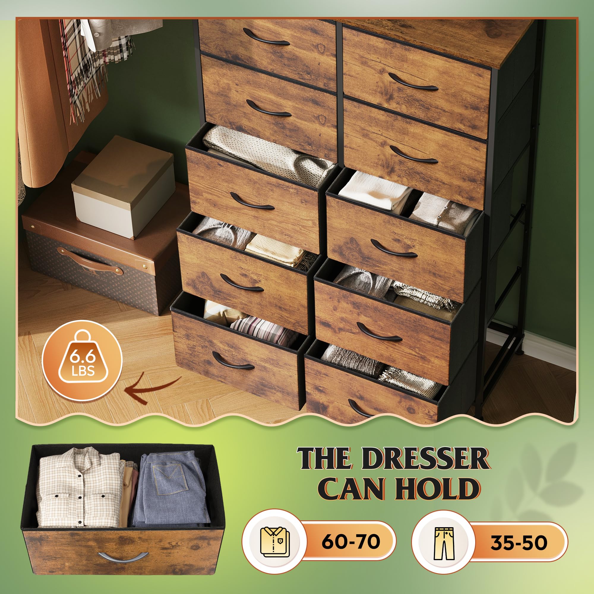 WLIVE tall dresser assembly instructions highlight easy setup.