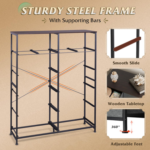 WLIVE dresser with smooth slides makes daily tasks effortless.