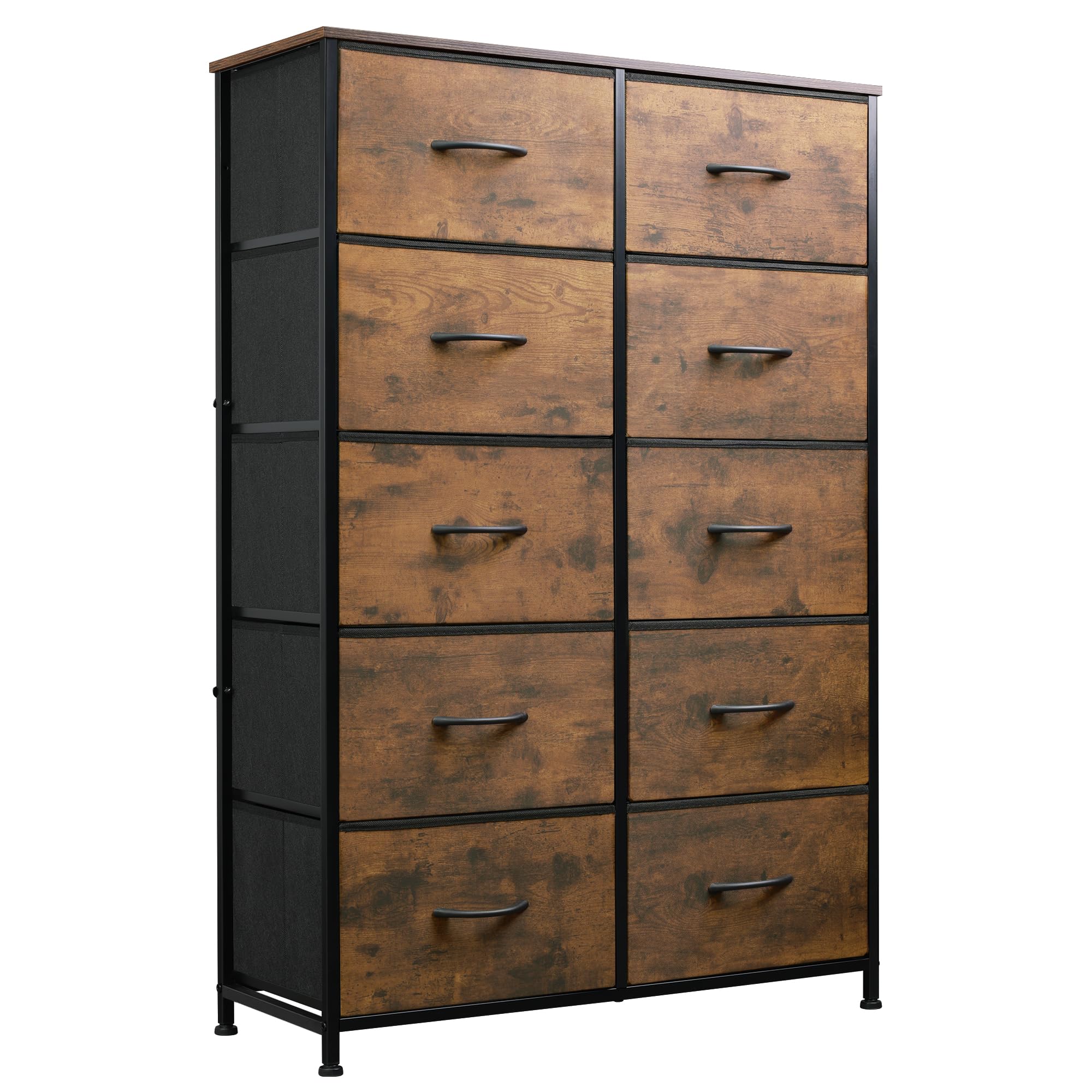 WLIVE tall dresser in bedroom setup demonstrates versatile placement.
