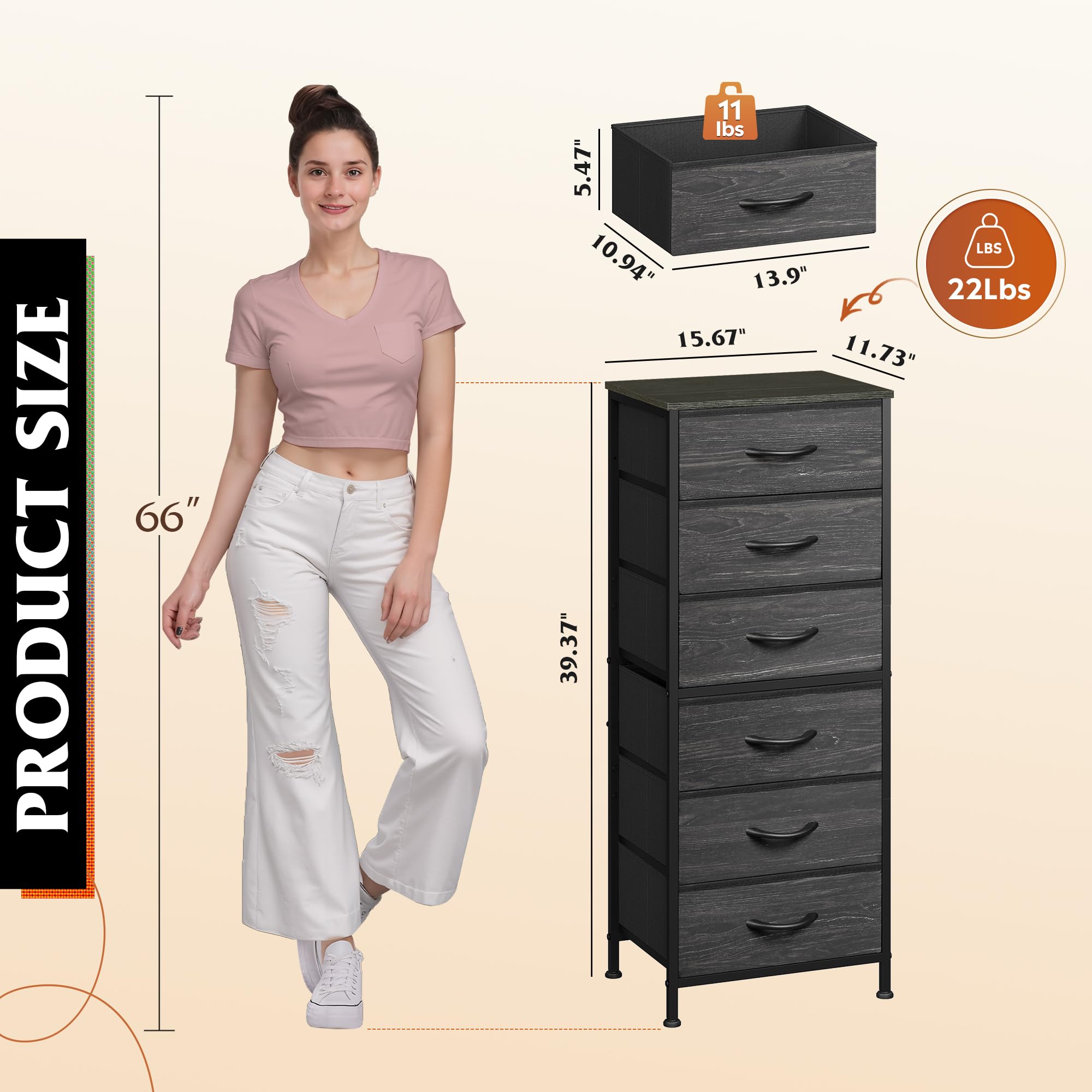 WLIVE compact design fits tight spaces while expanding closet storage potential.