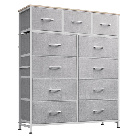WLIVE tall dresser with fabric drawers for bedroom organization