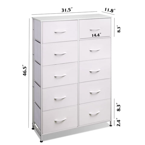 All hardware included for simple WLIVE dresser assembly