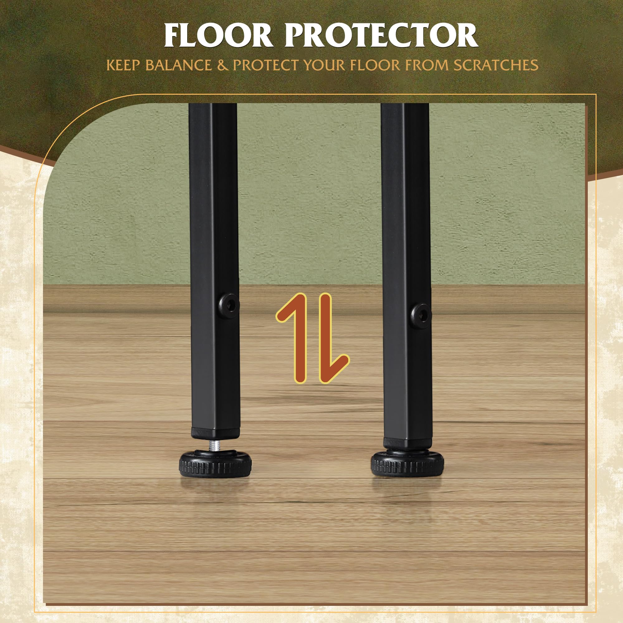 WLIVE smooth slide tracks ensure effortless opening and closing.
