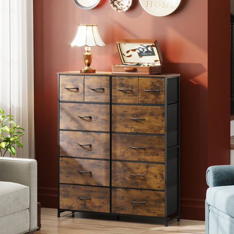 Wood top provides sturdy surface for decor, lamp, or daily items.