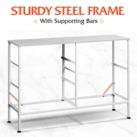 WLIVE white dresser in a cozy bedroom setup for organized storage