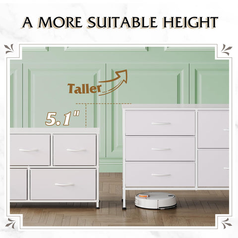 WLIVE white dresser in hallway ready to organize entryway essentials