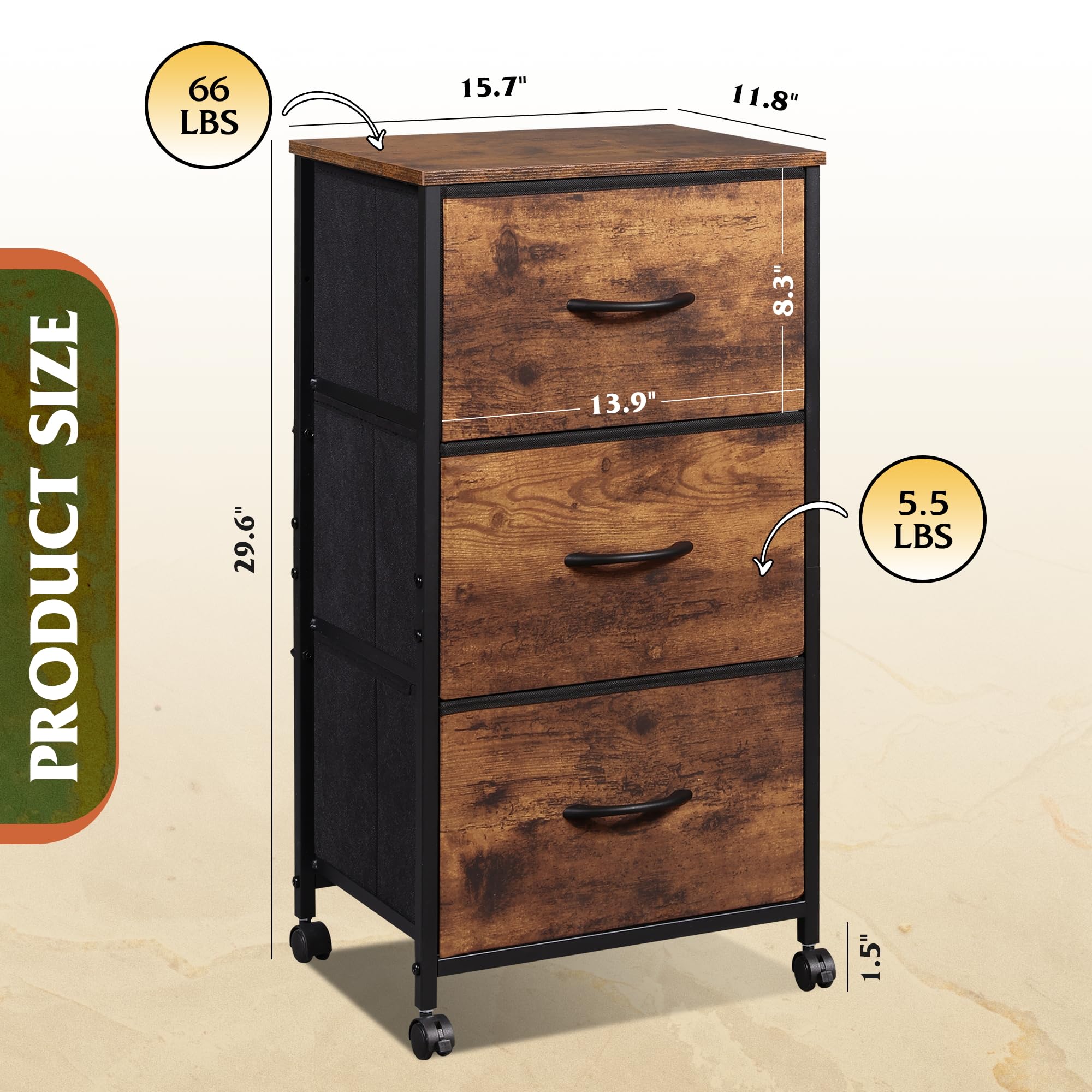 WLIVE wood grain top closeup showcases natural texture.