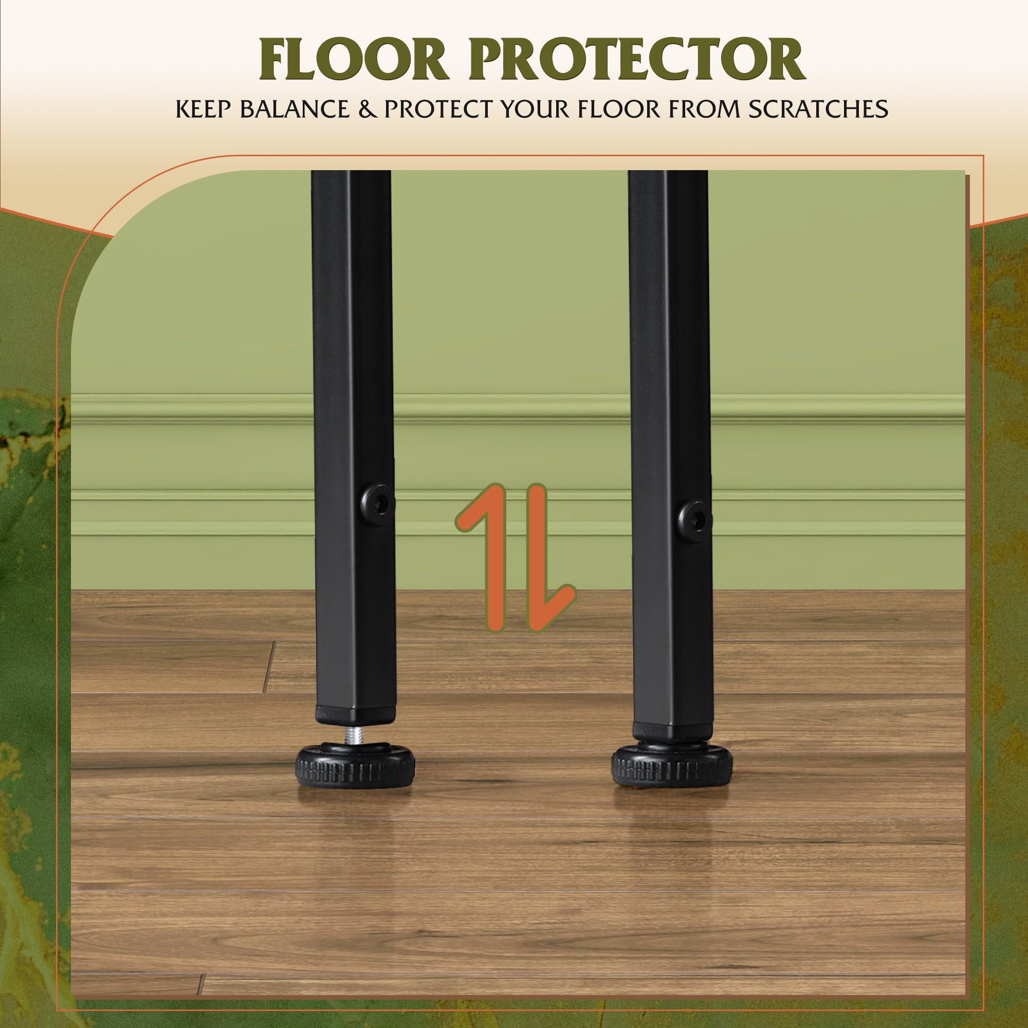 WLIVE wood top surface ideal for decor, lamps, or keepsakes.