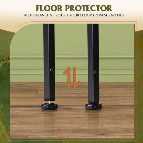 WLIVE wood top surface ideal for decor, lamps, or keepsakes.