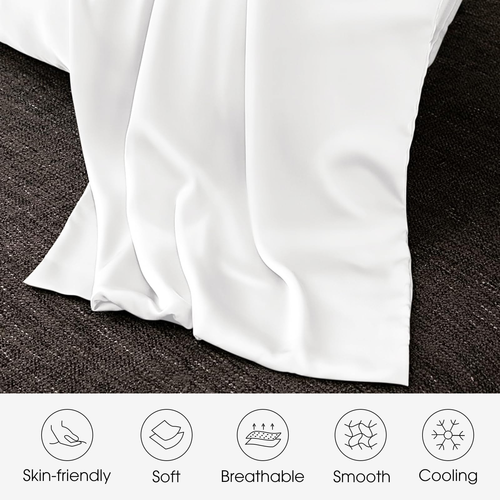 Silk pillowcase helps reduce friction for hair and skin with WLOSJ