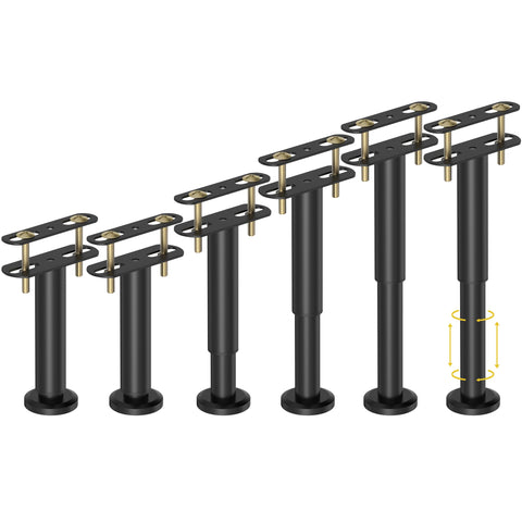 Wlrrcwdttc bed legs base detail highlight sturdy, wide foot for floor protection