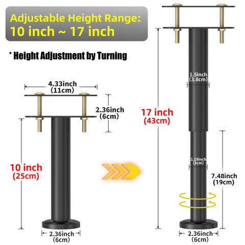 Wlrrcwdttc center support legs stabilizing bed frame and slats