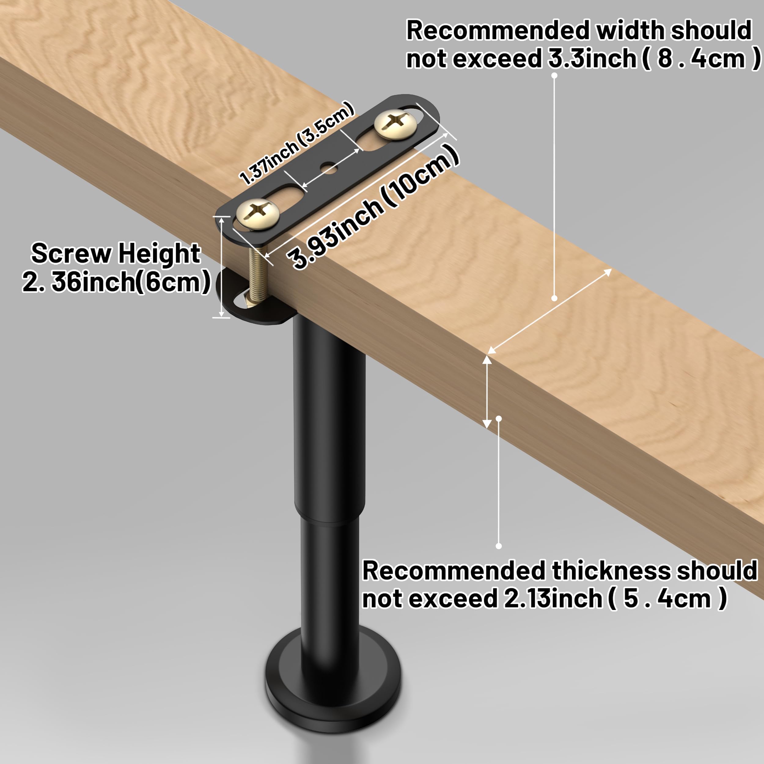 Wlrrcwdttc thick-walled tubing bed legs offer strong frame support.