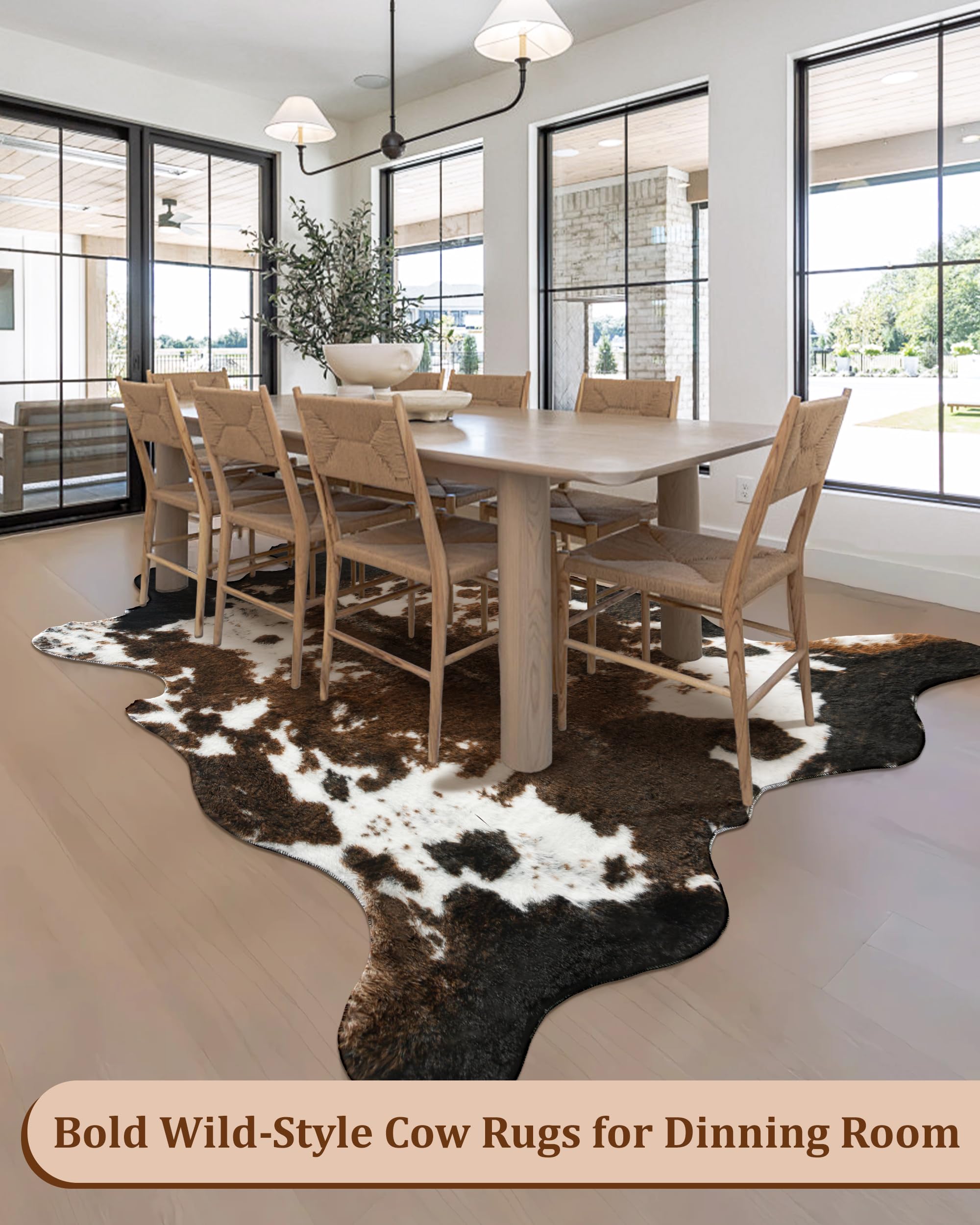 WMT NVMTER robot vacuum-friendly rug reduces shedding while cleaning.